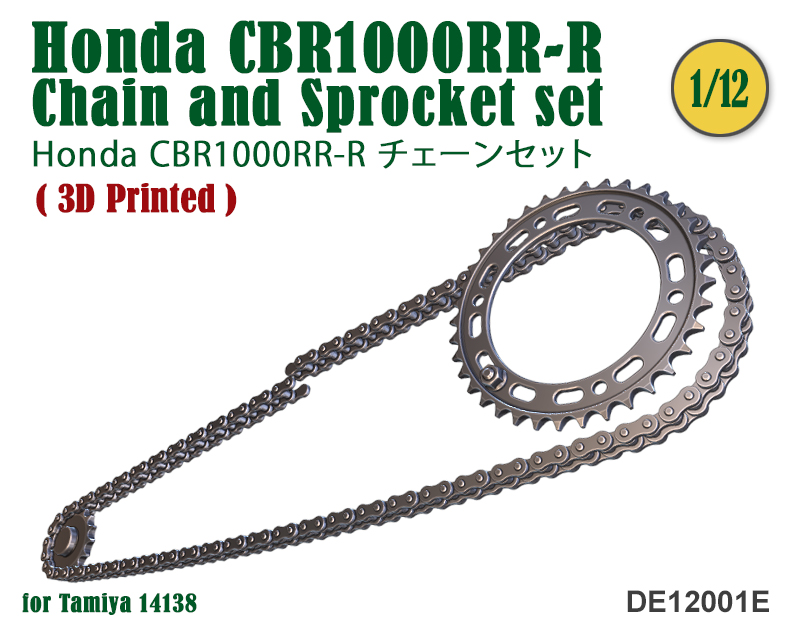Chain and Sprocket set for Honda CBR1000RR-R FIREBLADE SP (Easy Painting)
