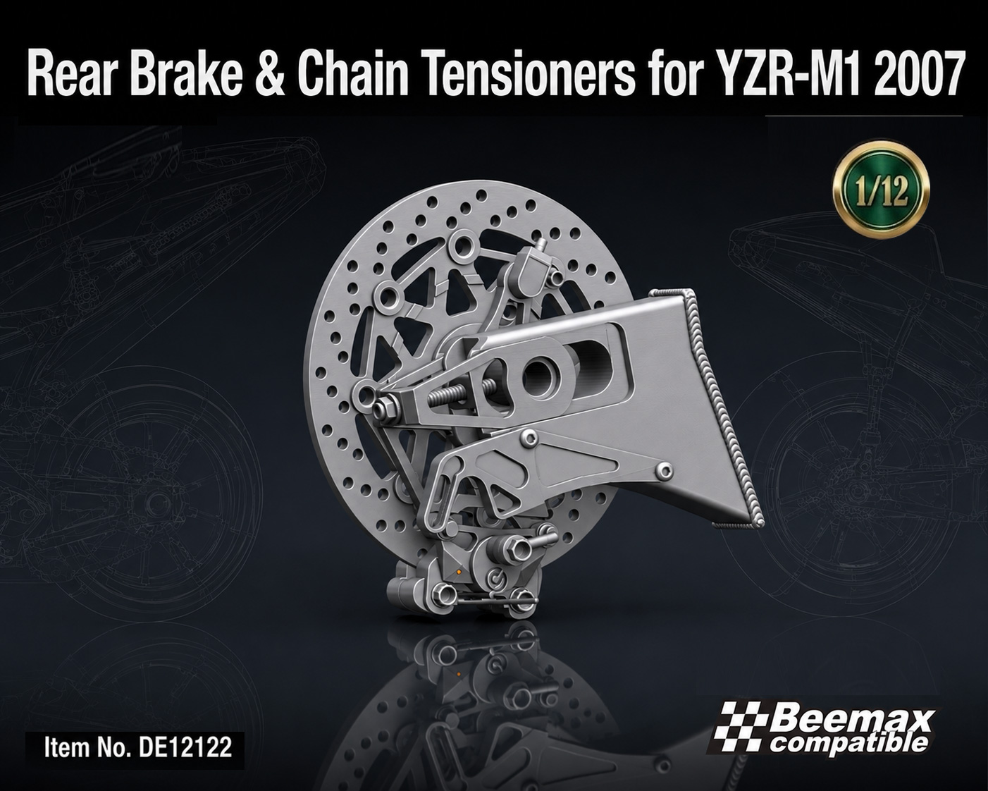 Rear Brake & Chain Tensioners for YZR-M1 2007