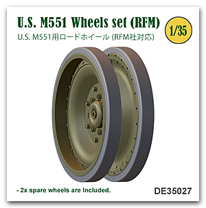 U.S. M551 Wheels set for RFM